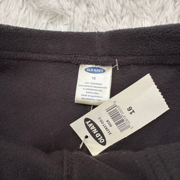 Big Kids Old Navy Performance Fleece Size 16 Dark Gray Sweat Pants - Picture 4 of 5